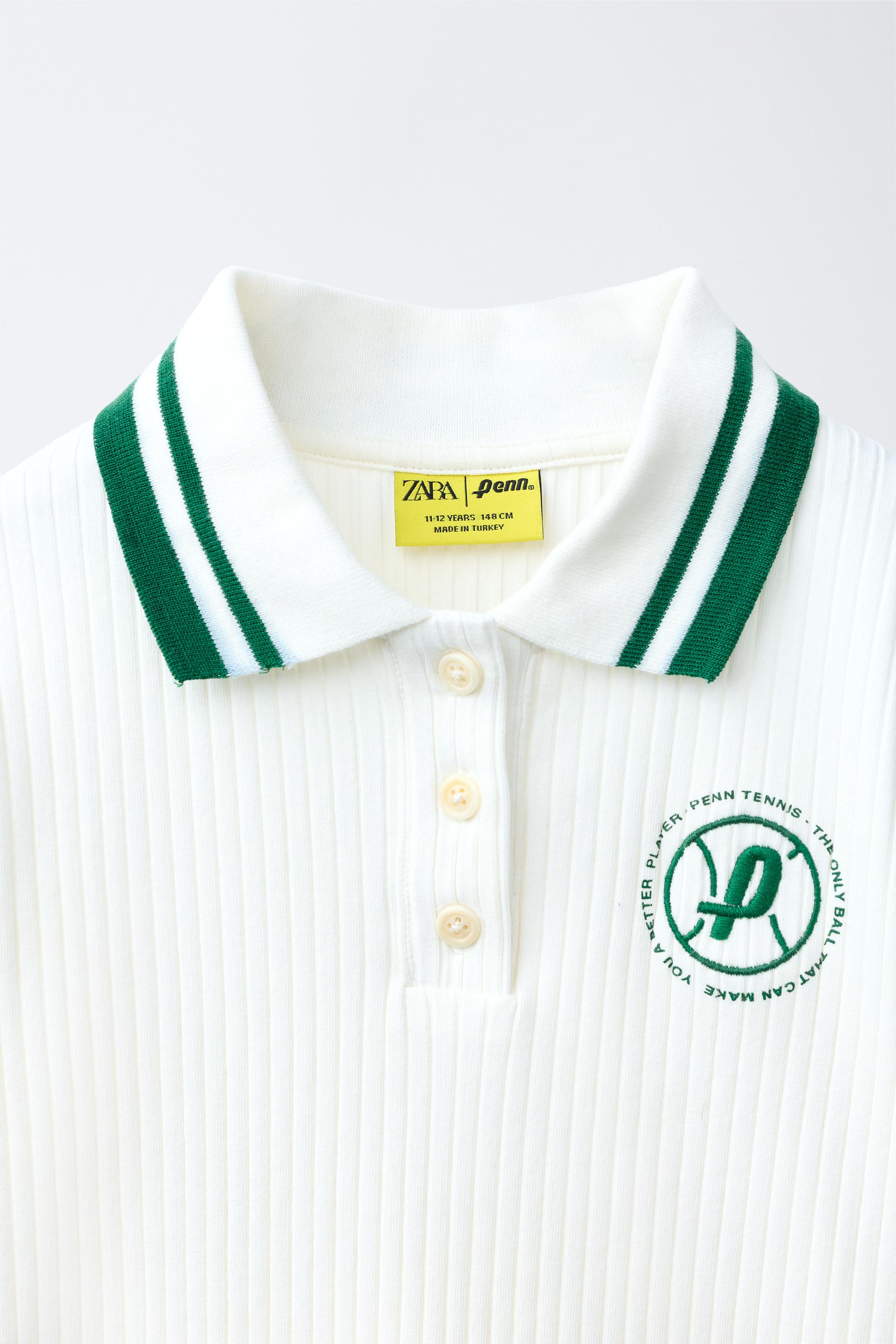 RIBBED EMBROIDERED POLO PENN ©